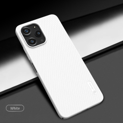 Тонкий чехол белого цвета от Nillkin для смартфона Xiaomi Redmi 12 4G, Note 12R 5G и Poco M6 Pro 5G, серия Super Frosted Shield
