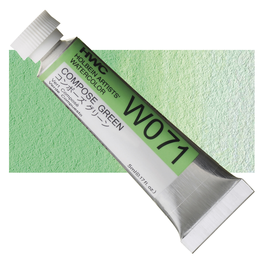 Акварель Holbein 5 мл. 071 [A] Compose Green #1