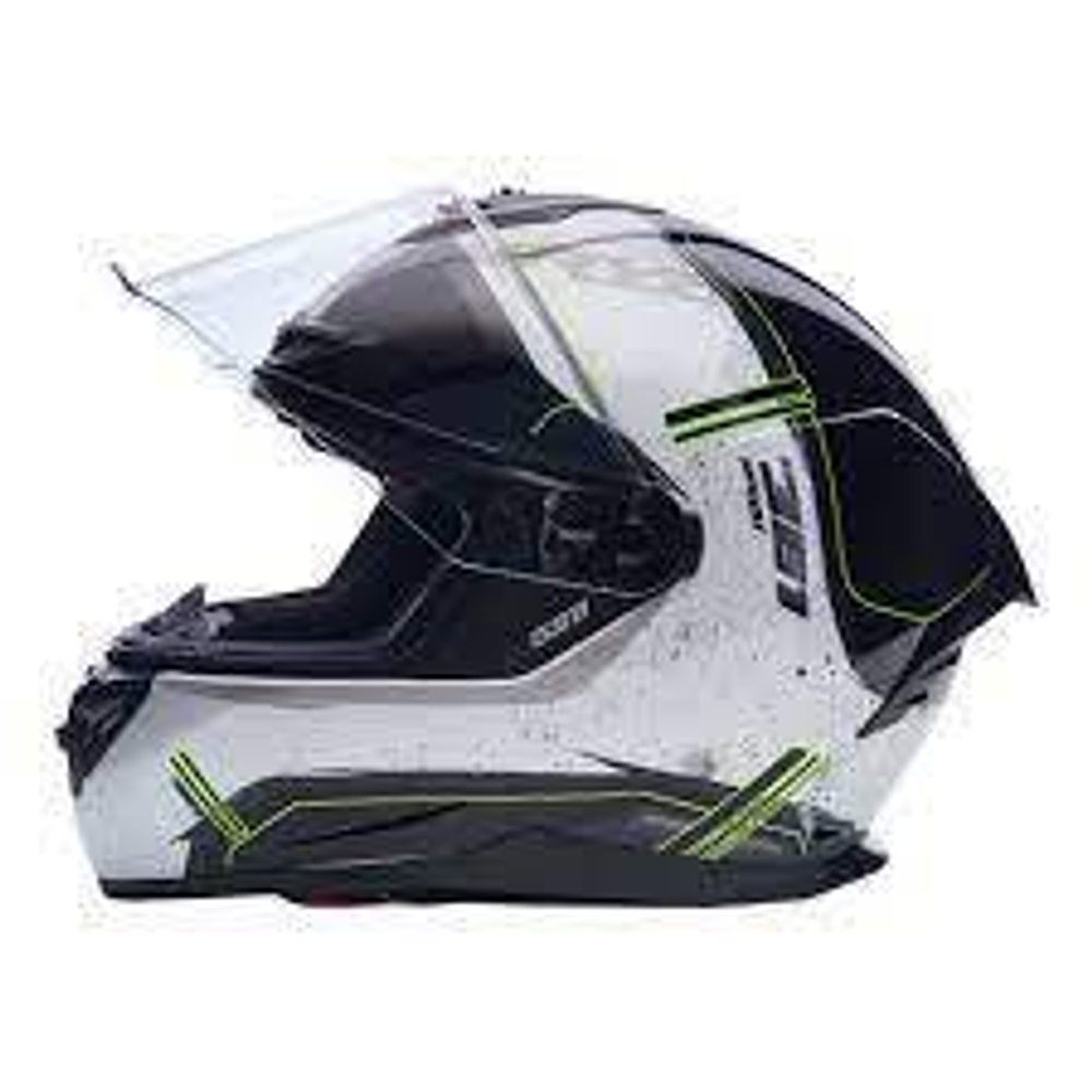 Шлем GSB G-361 WHITE/YELLOW GREY