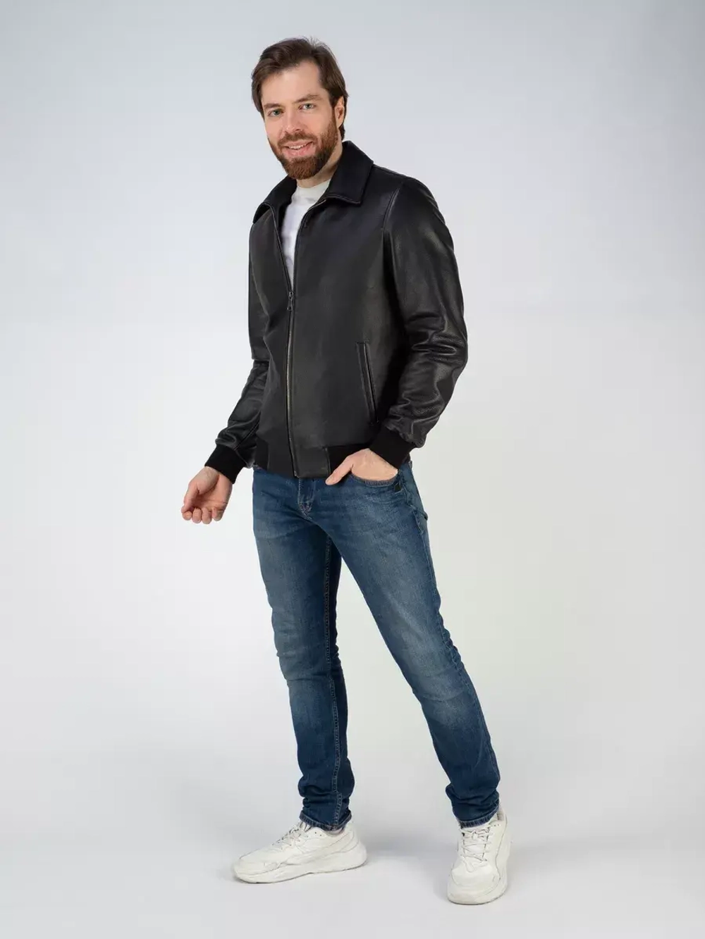 Кожаная куртка демисезонная Турция