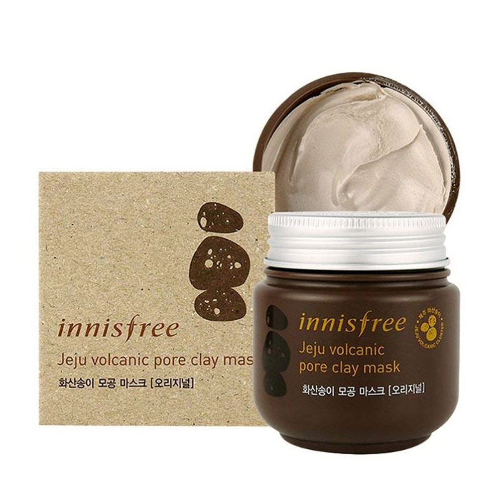 Innisfree Jeju Volcanic Pore Clay Mask очищающая маска с вулканической глиной