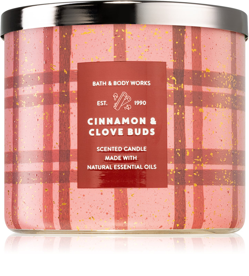 Bath & Body Works Cinnamon & Clove Buds - ароматическая свеча /   411  g  / GTIN 667555766630