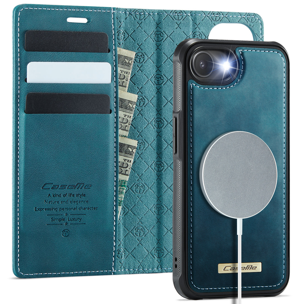 Чехол-кошелек CaseMe 2 in 1 MagSafe iPhone 16E