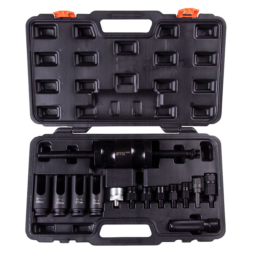 AFFIX (AF10351014C) Набор съемников дизельных форсунок, кейс, 14 предметов