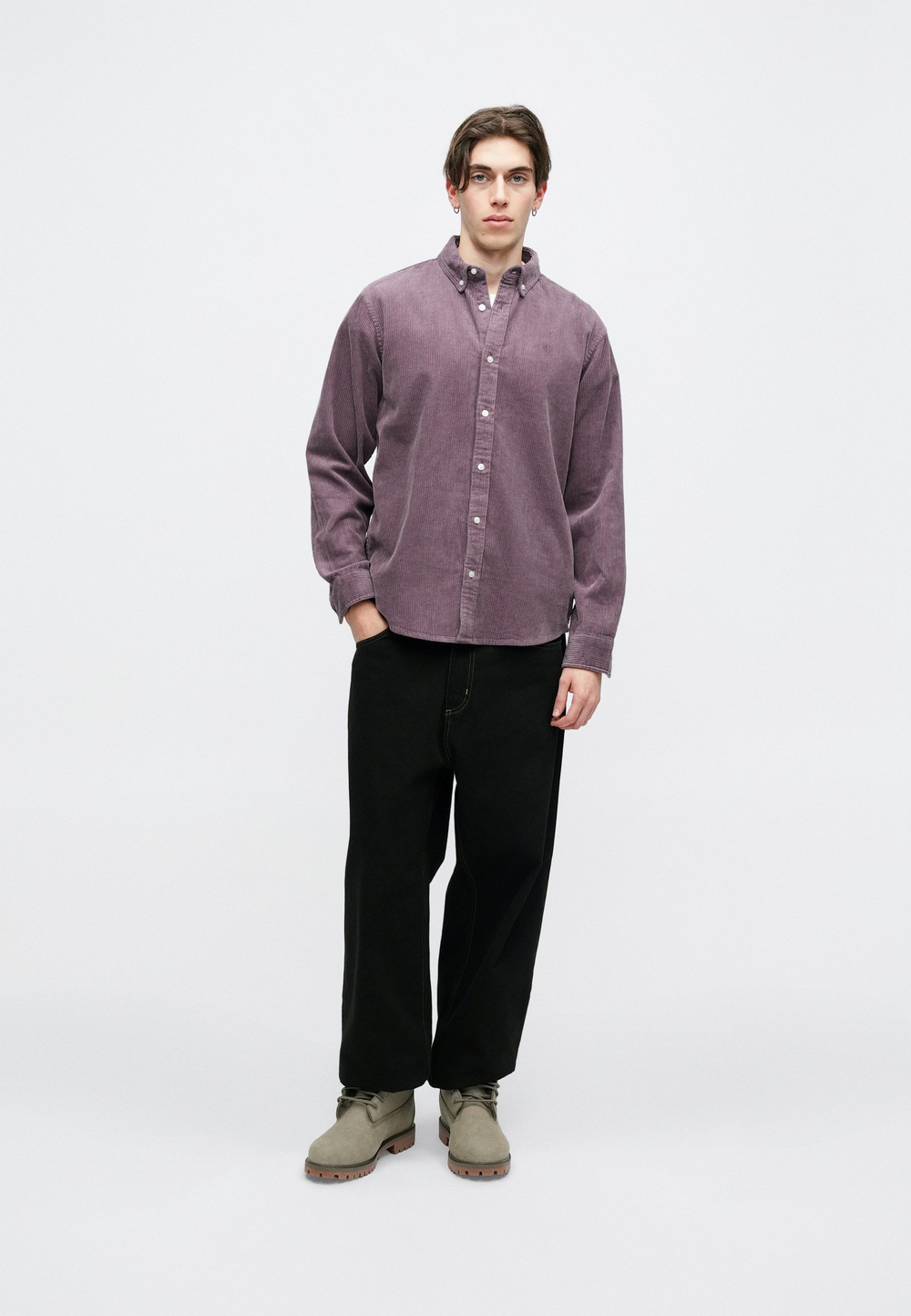 Carhartt WIP MADISON - Рубашка - Фиолетовый