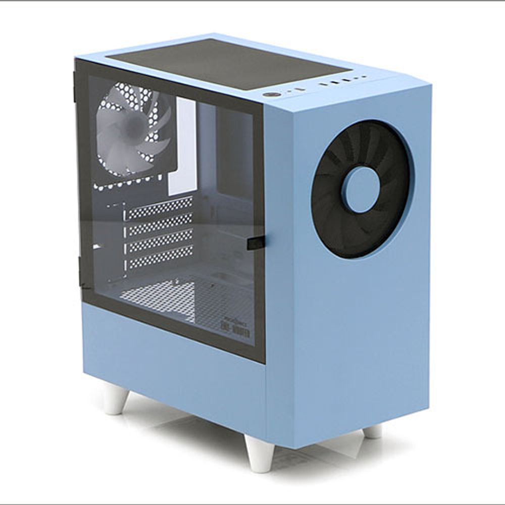 Корпус WIZMAX EM1 Woofer Blue, без БП