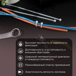 Набор стяжек нейлоновых 100, 150, 200 мм, цветные, НХ-1, тубус 200 шт. REXANT