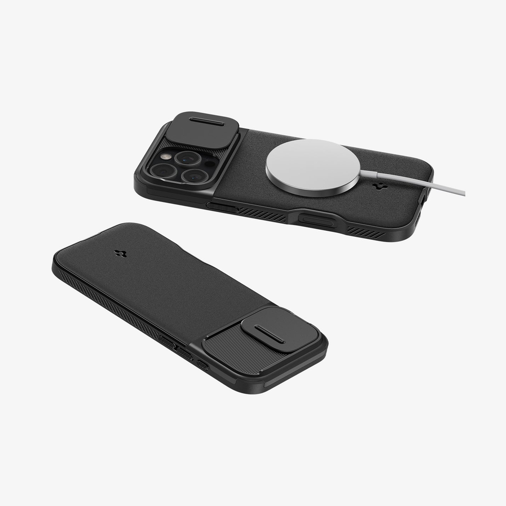 Чехол Spigen Optik Armor Magsafe, black - iPhone 16 Pro Max