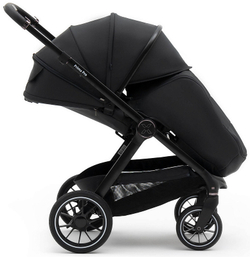 Коляска Agex Prima Pro 3 в 1 с автокреслом i-Safe Black Midnight Grey (Темно-серый)