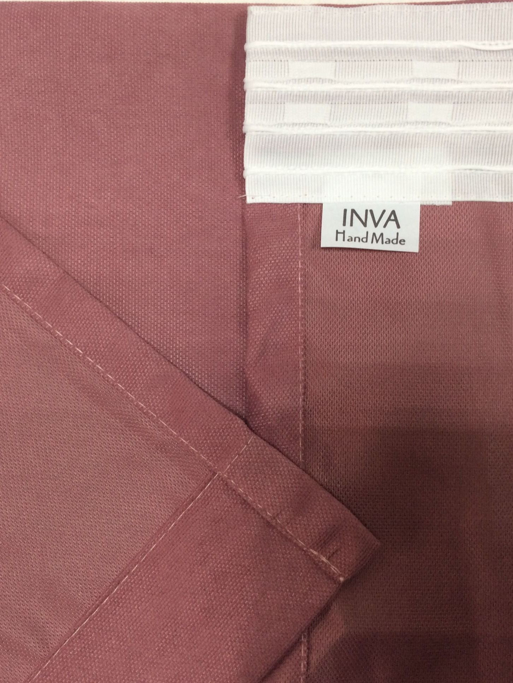 Комплект штор BlessLight Портьеры Канвас 230х100 1 шт. Розовая пудра