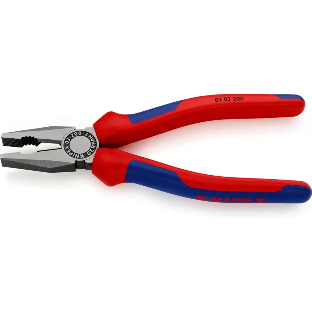 Плоскогубцы комбинированные черненые 200 мм Knipex 03 02 200