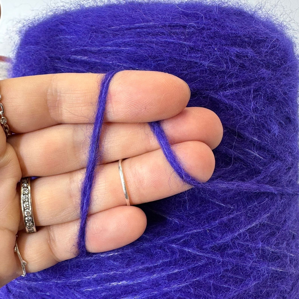 Intifil S.A. ; 77% baby альпака, 23% нейлон; 260м/100гр; col. ZZ86 INDIGO, цвет: индиго