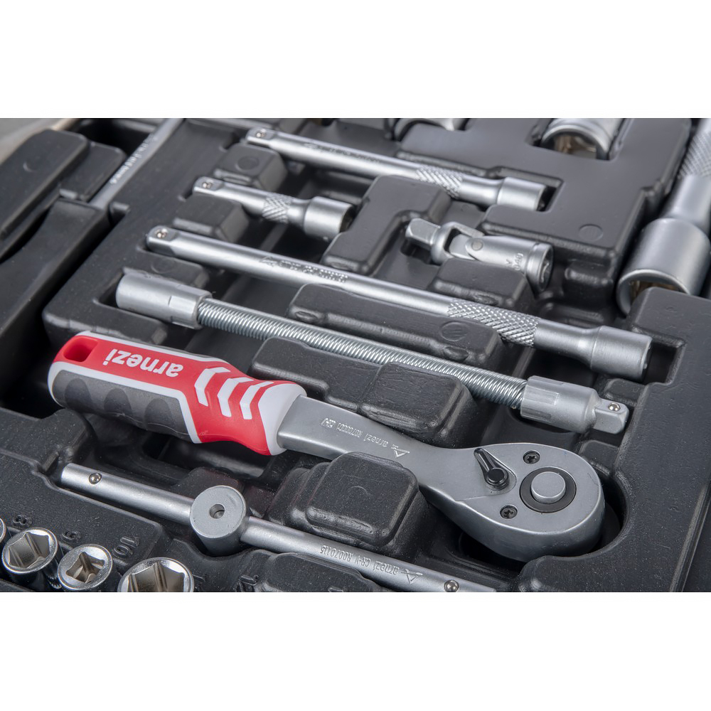 Набор инструментов 147 пр. 1/4"DR, 1/2"DR, 3/8"DR ARNEZI R0900147