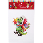 Наклейка на стекло «Звёздный Дракоша» 15*20 см