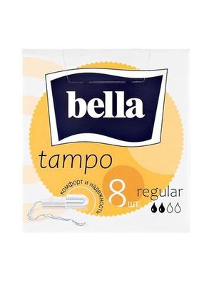 Тампоны Bella Tampo Premium Comfort Regular без аппликатора 2 капли 8 штук