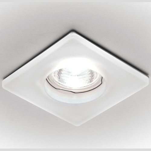 Встраиваемый точечный светильник D2250 W хром/матовое стекло MR16