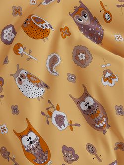 Наволочка комплект 2шт поплин Сказка "Совята" 40x60 см