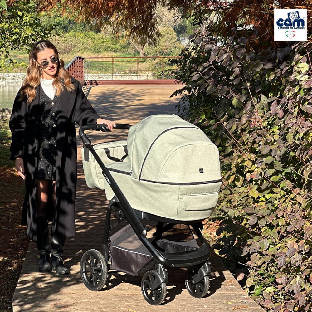 Коляска 2 в 1 CAM Modus 600 зелёный