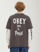Мужская Футболка Obey Has A Posse