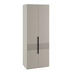 Шкаф для одежды распашной с полками и штангой Кашемир 90х50х210 см