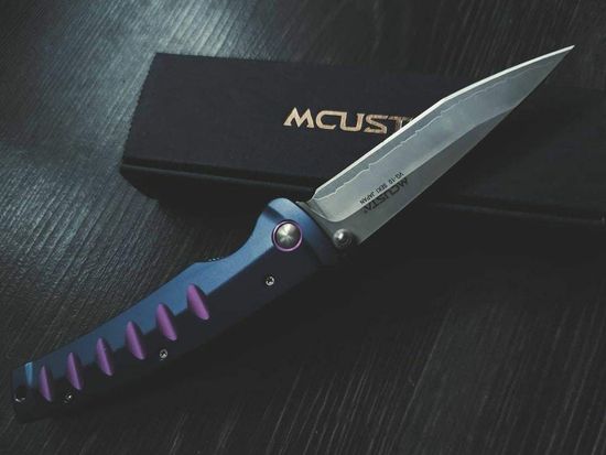 Нож складной Mcusta Katana Tanto Basic Folder VG-10 San Mai, Anodized Aluminu...