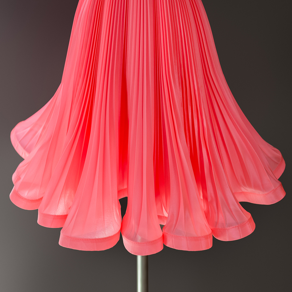 платье гофре