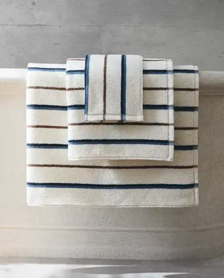 ZARA HOME БАННОЕ ПОЛОТЕНЦЕ В ЦВЕТНУЮ ПОЛОСКУ, РАЗНОЦВЕТНЫЙ