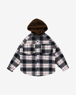Рубашка Клетка Brownhood Черно-Белая