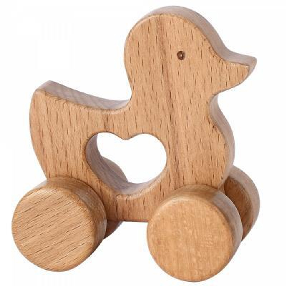 Деревянная игрушка-каталка «Уточка» 15543 (Лидер)