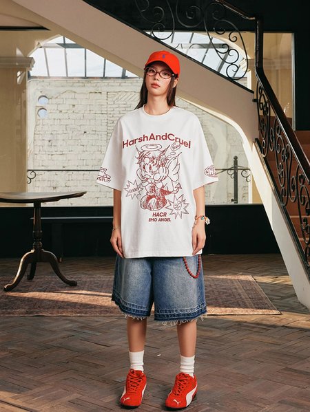 Футболка HARSHandCRUEL "Emo Angel" Oversized Tee