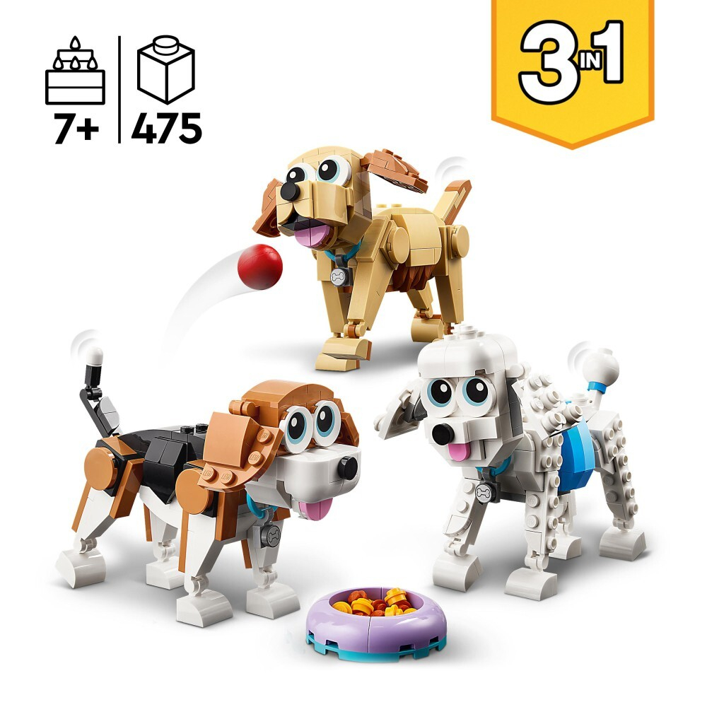 LEGO Creator — Милые собачки 3 в 1 31137 / артикул   31137  / GTIN 5702017415901