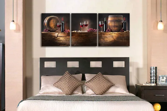 Модульная картина "Винный погреб"