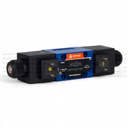 4WE6G61/CW220-50N9K4 - Гидрораспределитель золотниковый Ду 6 с электроуправлением, схема G (64), электроуправление W230, возврат - пружинный