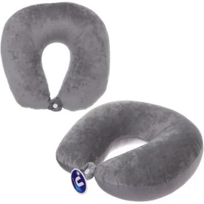 Подушка дорожная «TRIP - Plus», цвет серый