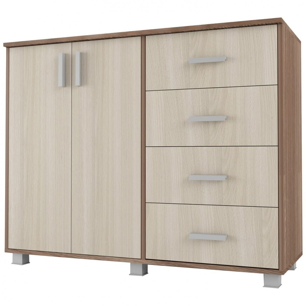 Комод № 16 шимо темный/шимо светлый