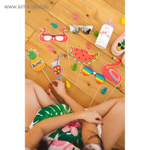 Набор фотобутафории "Гавайский день рождения"