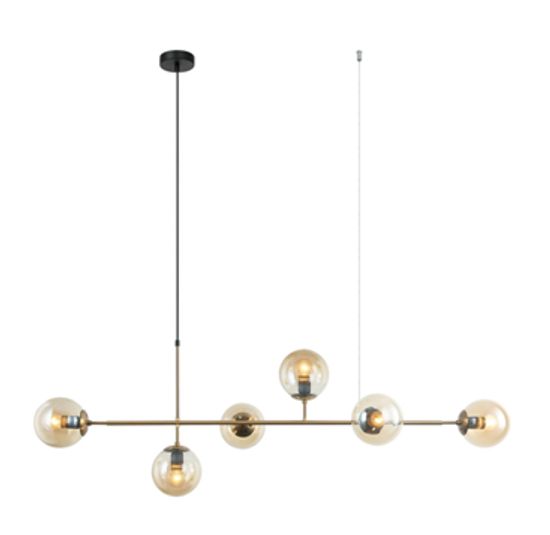 5135MDM/6 BRO+AMB (1) Люстра VL (NW)