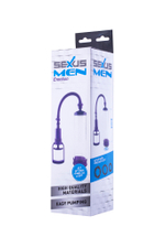 Вакуумная помпа Sexus Men фиолетовая 22 см