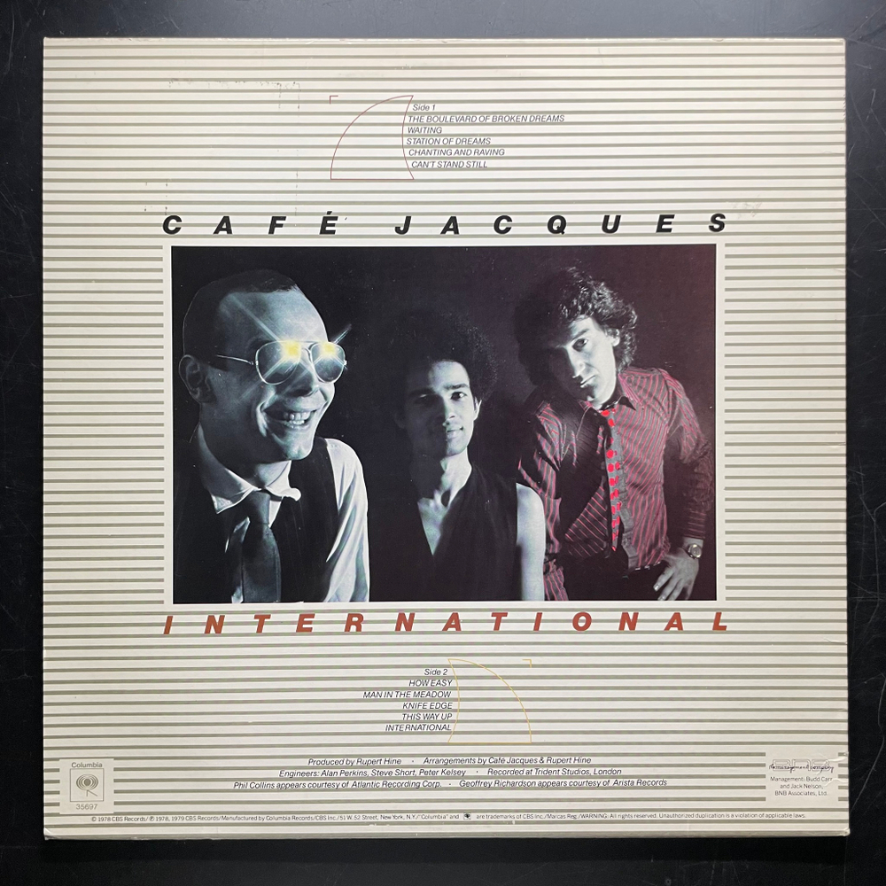 Café Jacques ‎– International (США 1979г.)