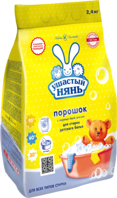 Ушастый нянь Стиральный порошок 2,4кг