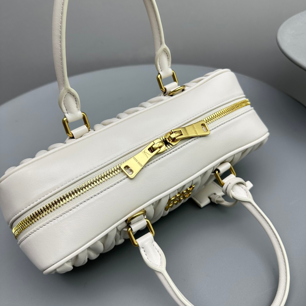 Miu Miu Arcadie Matelasse Nappa Leather Bag 27 cm