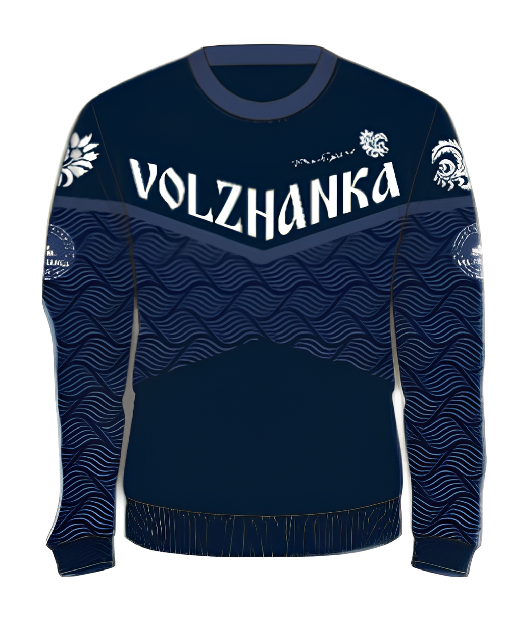 Футболка Jersey Volzhanka dark blue (50 р-р)