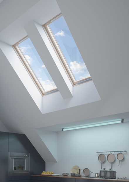 Монтаж комплекта электрооборудования на мансардные окна