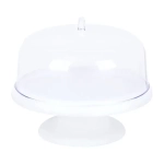 Тортница на ножке Белый