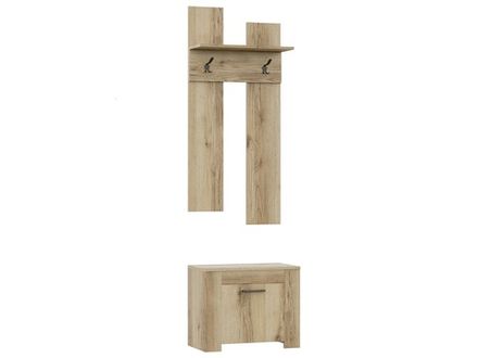 МС Квадро-42 Вешалка ЦРК.КВД.42 Дуб делано светлый