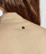 Льняное платье с ремешком Marc Cain - бежевый(WC 21.48 W47)