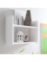 Полка настенная Ральф из сосны, 60x20x45, белая