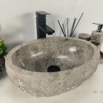 Раковина из мрамора Erozy Grey EM-64640 42*32*16 0190