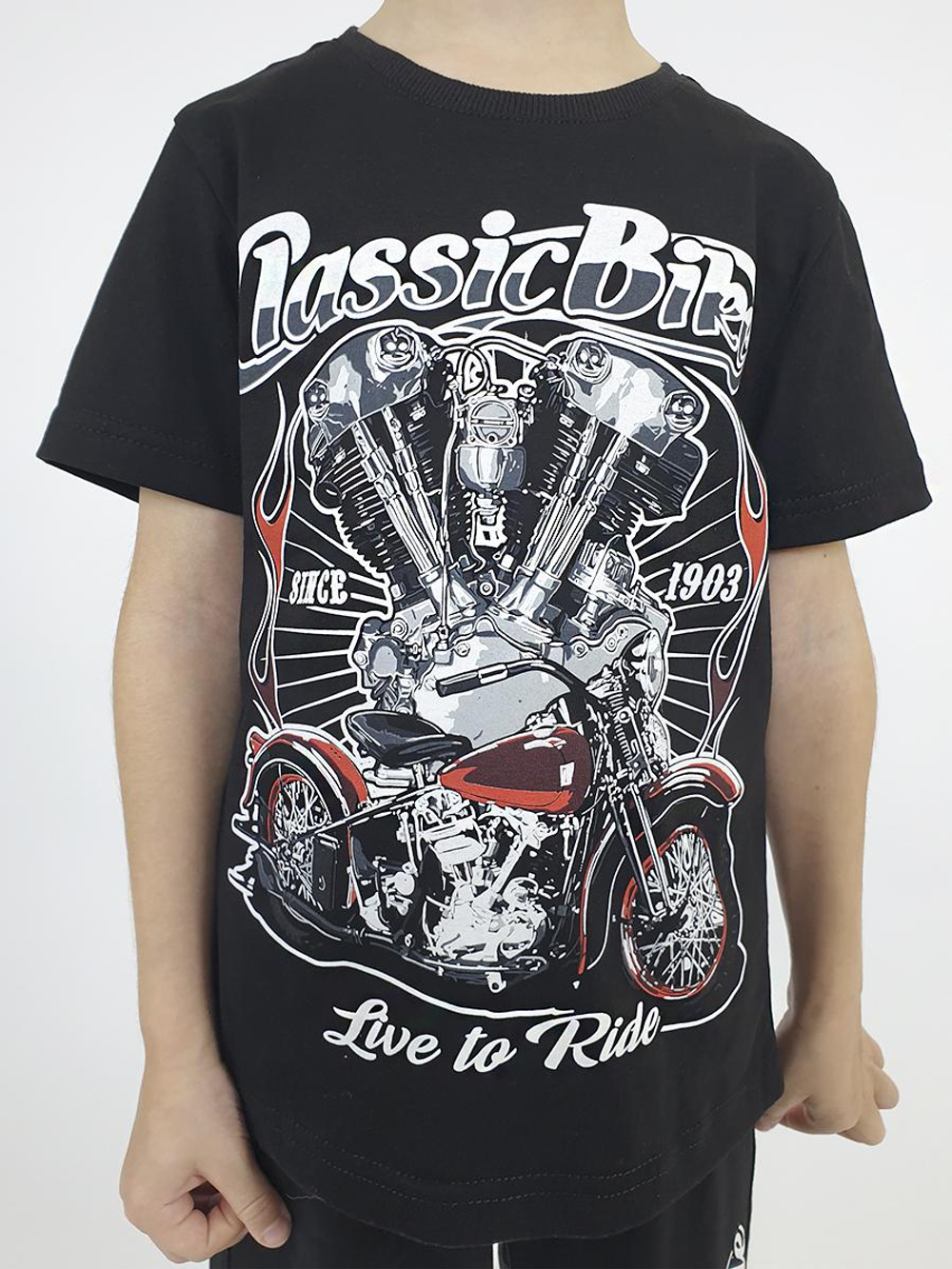 01-128-5 Комплект фуфайка+шорты для мальчика Luneva