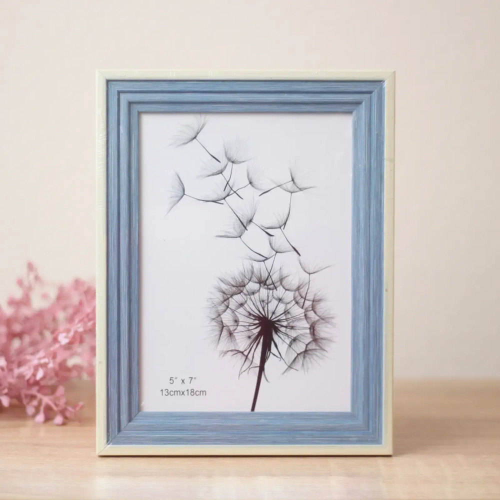 Фоторамка 13*18см «Вена» синий, пластик